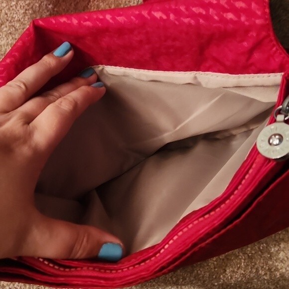 Kipling Red Crossbody Messenger Bag - Picture 5 of 9